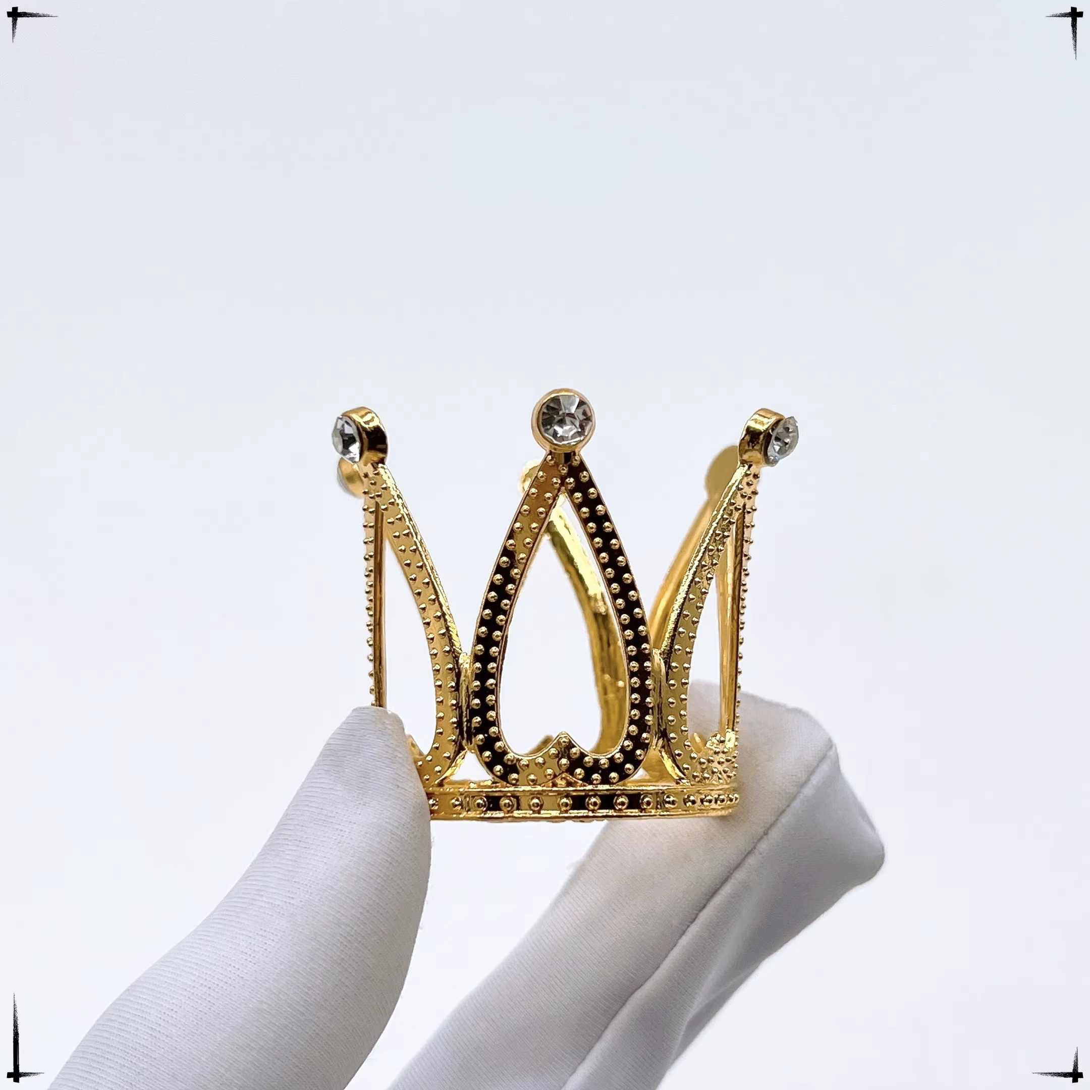 Guirxiété de perles de diadèmes de princesse pour enfants, mini couronne, ornements de cheveux, déco