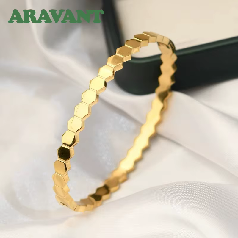 Bracelet géométrique en forme de losange en argent 925 et or 18 carats pour femmes, bijoux tendance