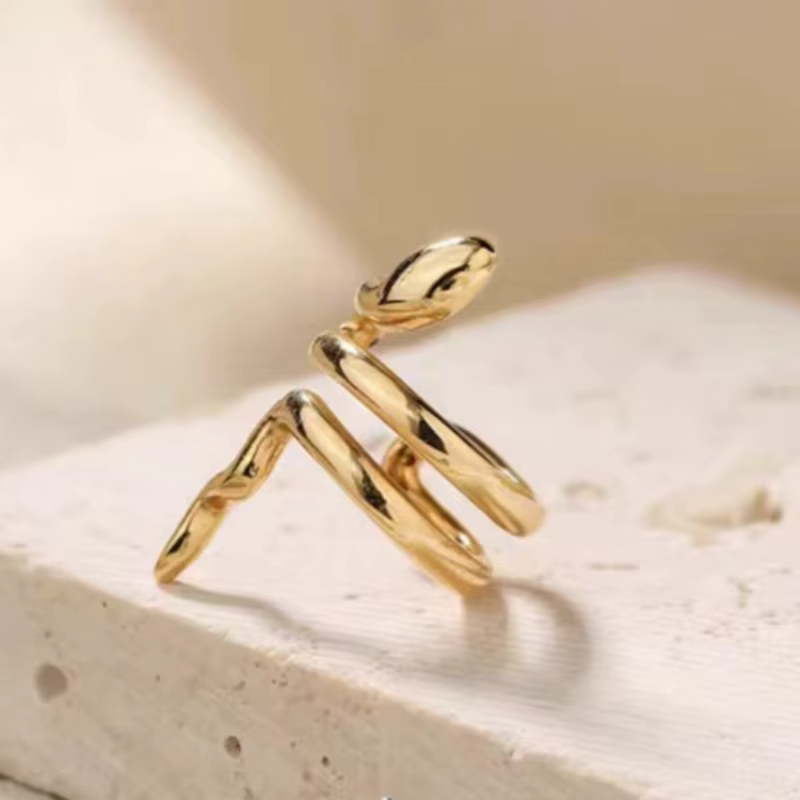 VOJEFEN-Boucles d'Oreilles Créoles en Or Jaune/Blanc 18K, Créoles de Luxe, Bijoux Originaux AU750, 1