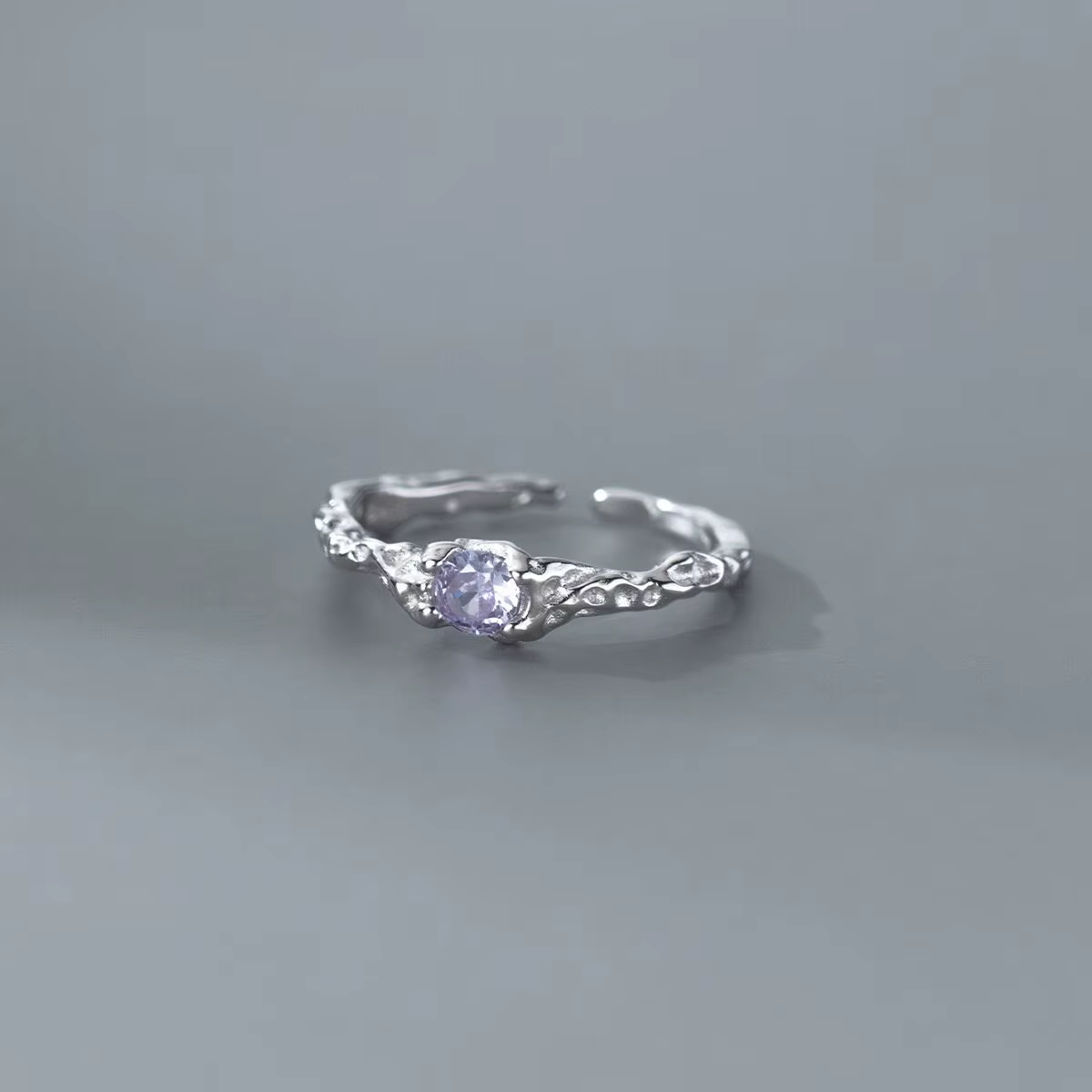 Bagues en argent Sterling 100% massif pour femmes, en Zircon, simples, tendance, rétro, cadeaux de f