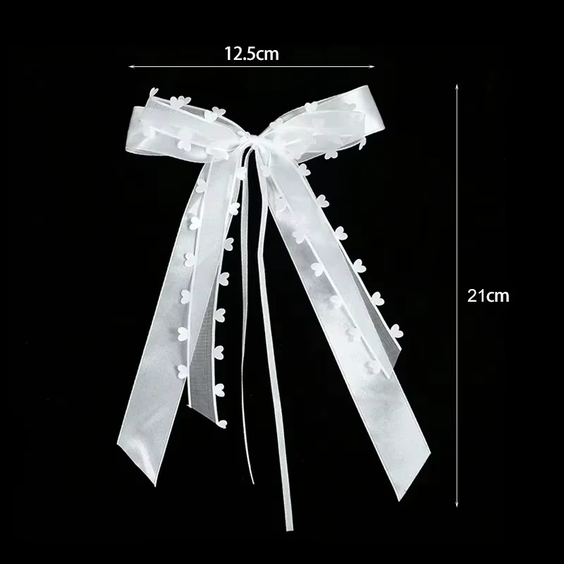 10-30 pièces Nœuds de mariage en ruban blanc, décoration pour voitures et chaises de mariage, DIY, e