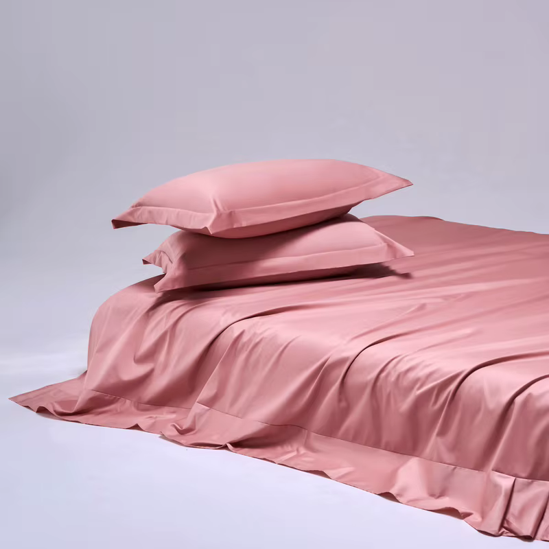Parure de draps de luxe en coton égyptien haut de gamme 1000TC, drap-housse, drap plat, taies d'orei