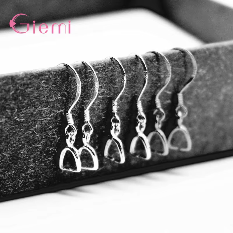 Fermoirs en argent Sterling 925, 50 pièces, fabrication de bijoux fins, accessoires, fils d'oreilles