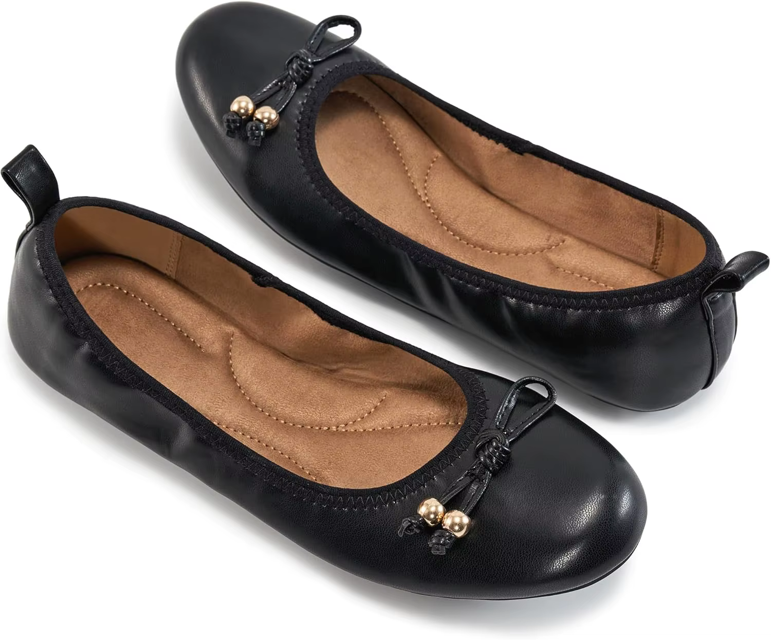 Chaussures plates pour femmes robe noire confortable marche plat-chaussures de mariage décontractées
