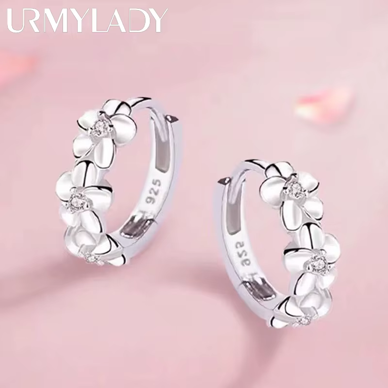 Boucles d'oreilles à aiguilles en argent Sterling 925 pour femmes, bijoux de mariage de haute qualit