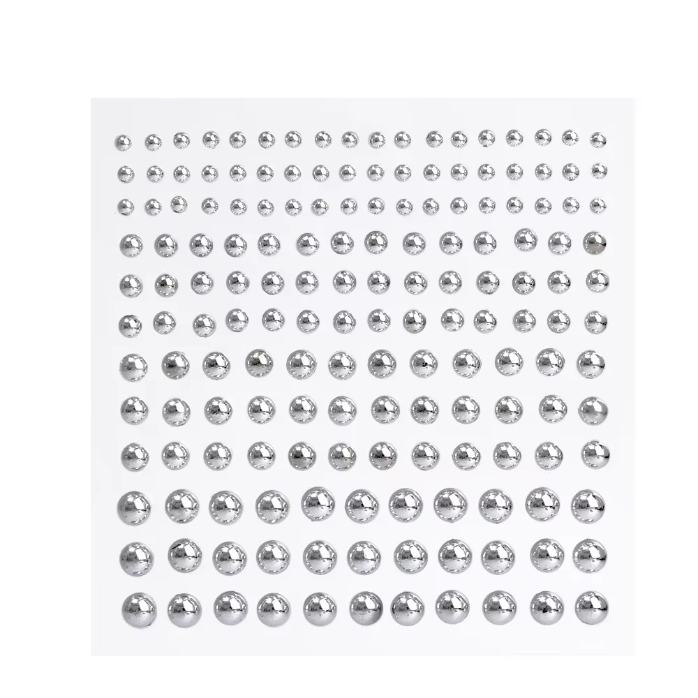 Autocollant faux ventre, sourcils, lèvres, clou de perçage, ensemble de boucles d'oreilles Non percé