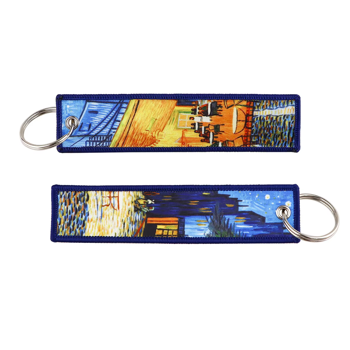 1 pièces Van Gogh Art clés étiquette voiture porte-clés pour femmes porte-clés mode bijoux accessoir