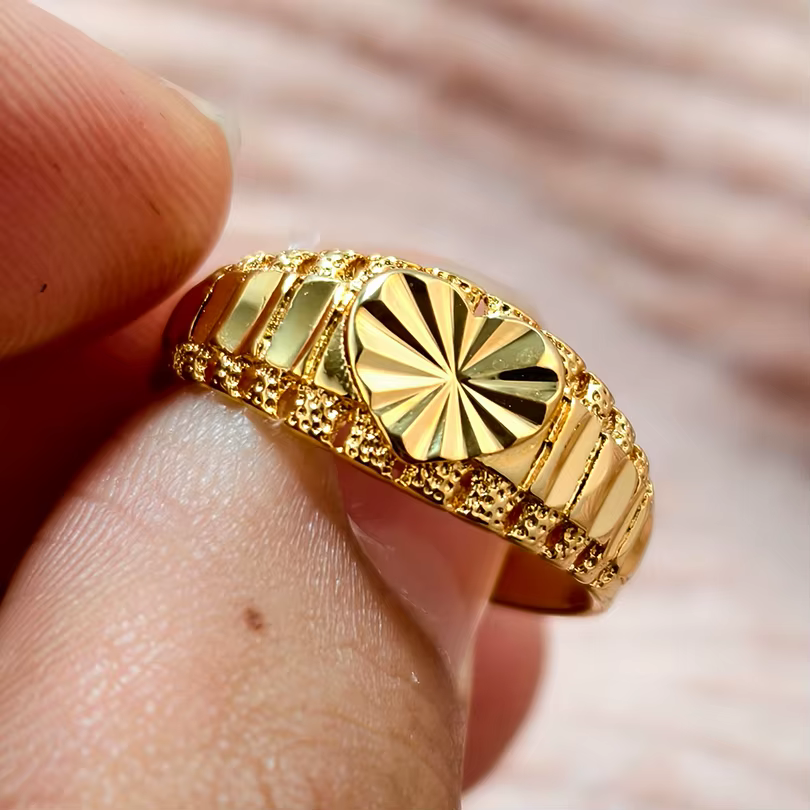 Bague indienne taille unique en or africain pour homme et femme, bijoux africains, cadeaux de mariag
