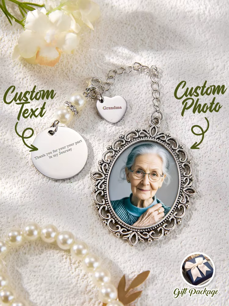 Breloque personnalisée avec photo, pendentif personnalisé, cadeau commémoratif pour mariage, anniver