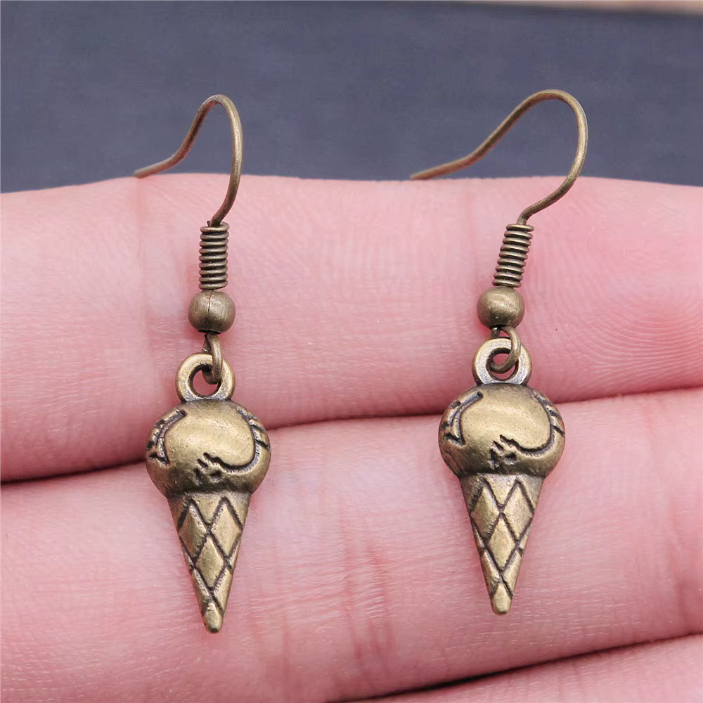 Boucles d'oreilles goutte et pendantes en forme de nourriture musicale, bijoux pour femmes, décorati