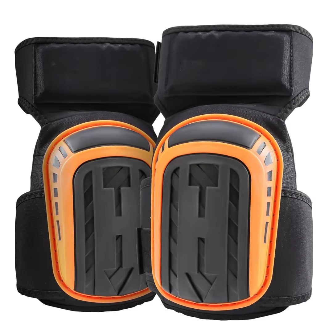 Genouillères avec coussin en gel et sangles coordonnantes, genouillères de soutien pour le travail, 