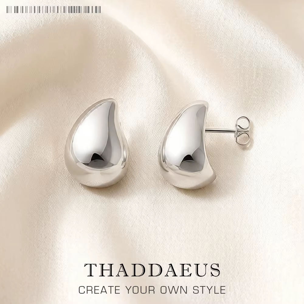 Boucles d'oreilles en forme de goutte d'eau pour femmes, bijoux fins européens, cadeau tendance d'au