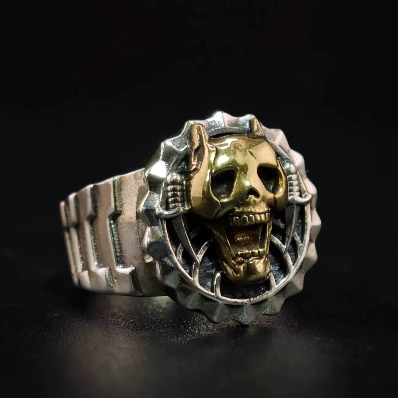 Bague punk JOJO Killer Queen inspirée de l'anime, bijoux pour les fans