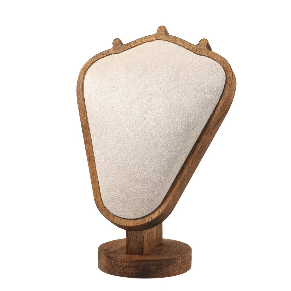 Cadre d'exposition de bijoux en bois, modèle d'impression de haute qualité, accessoires d'affichage 