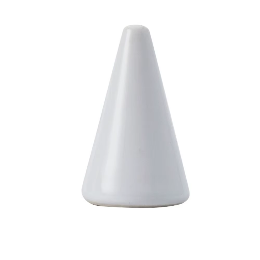 Support en céramique simple et petit en forme de doigt pour bagues, présentoir à bijoux, support d'e