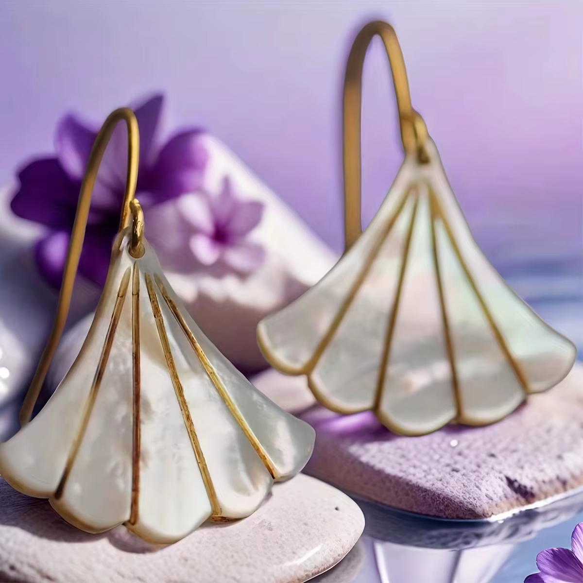 Boucles d'oreilles pendantes en résine pour patients Art Deco, boucles d'oreilles de mariage de demo