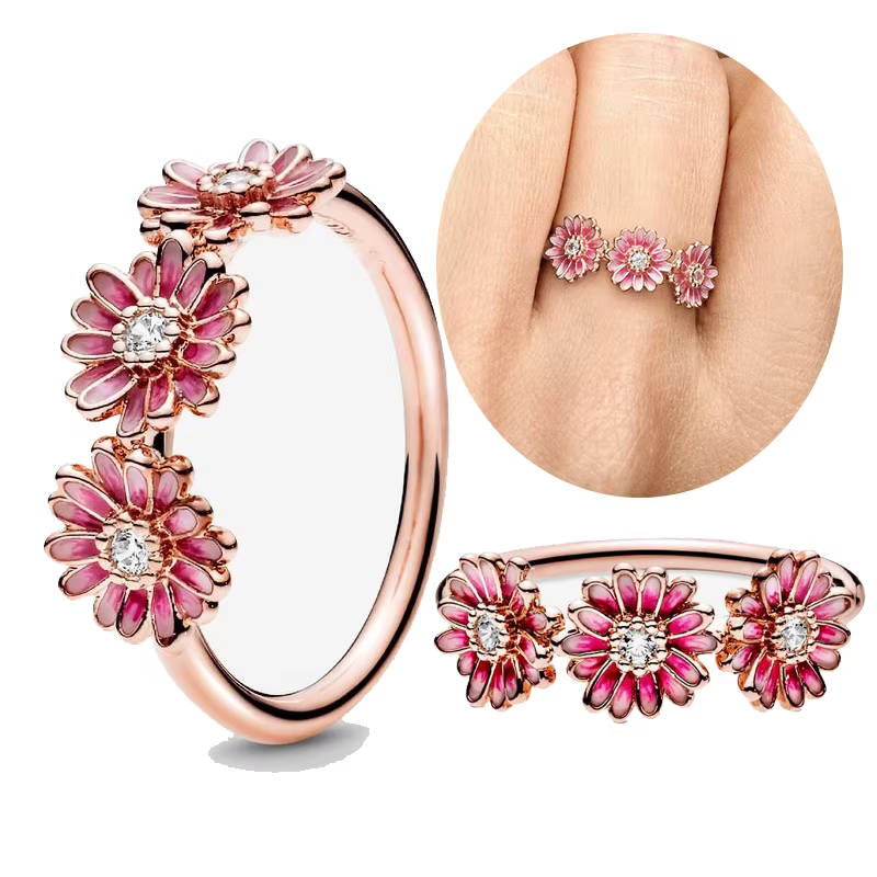 Bague Cœur Papillon Scintillant en Argent Sterling 925 Princesse Tiara 2026 pour Femme, Bijoux DIY, 