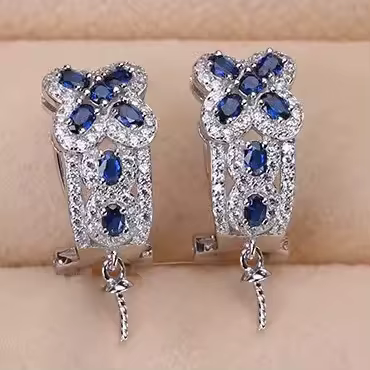 MeiBaPJ-Boucles d'oreilles pendantes en argent 925 pour femme, grandes perles baroques naturelles, b