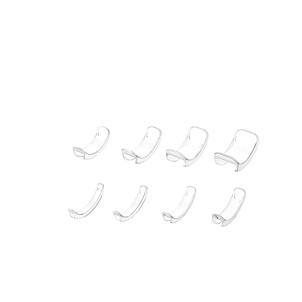 Ajusteur de taille d'anneau, 8 pièces, anneau intérieur Transparent, taille pour bagues de grande ta