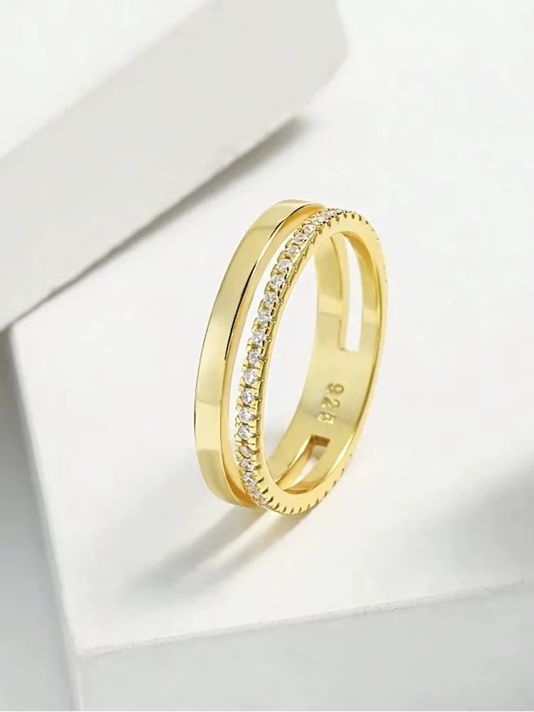 Bague en argent Sterling 925 pour femmes, magnifique bague classique en Zircon scintillant, fiançail