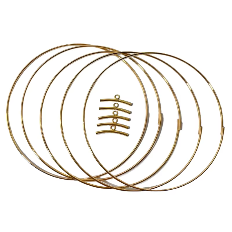 Anneaux de cerceau d'artisanat de macramé de couronne, cercle de replCatcher, cerceau floral pour le