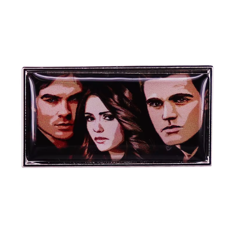 Badge du Vampire pour journal intime, broches de la série TV, bijoux