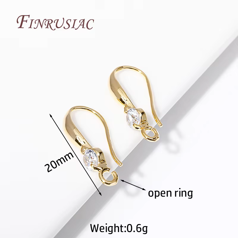 Crochets de boucles d'oreilles, fournitures de fabrication de bijoux, accessoires de bricolage, fil 