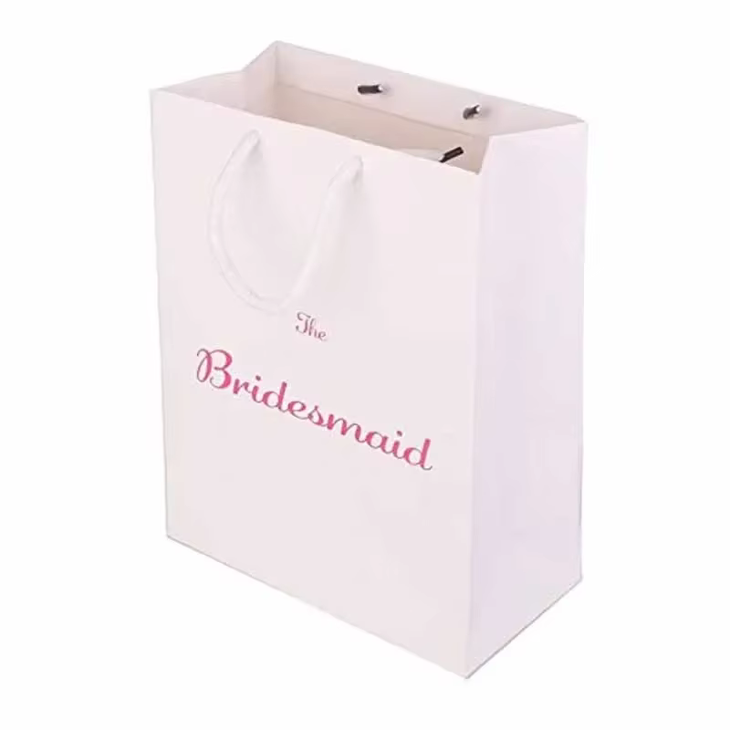 Sacs cadeaux pour demoiselle d'honneur, fournitures de décoration pour réception de mariage, enterre