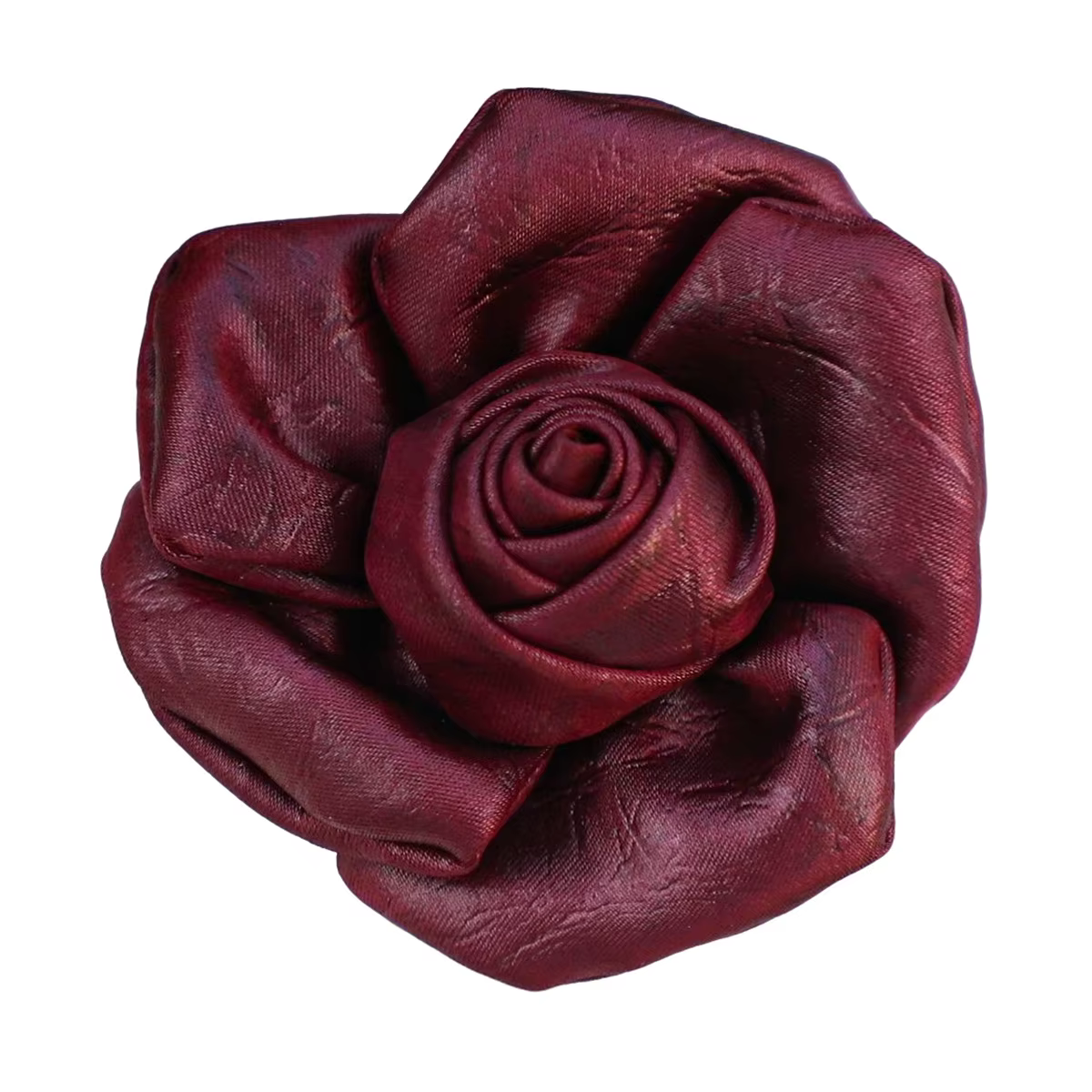 Broches à fleurs de roses en tissu de luxe pour femmes, épingles à revers élégantes faites à la main