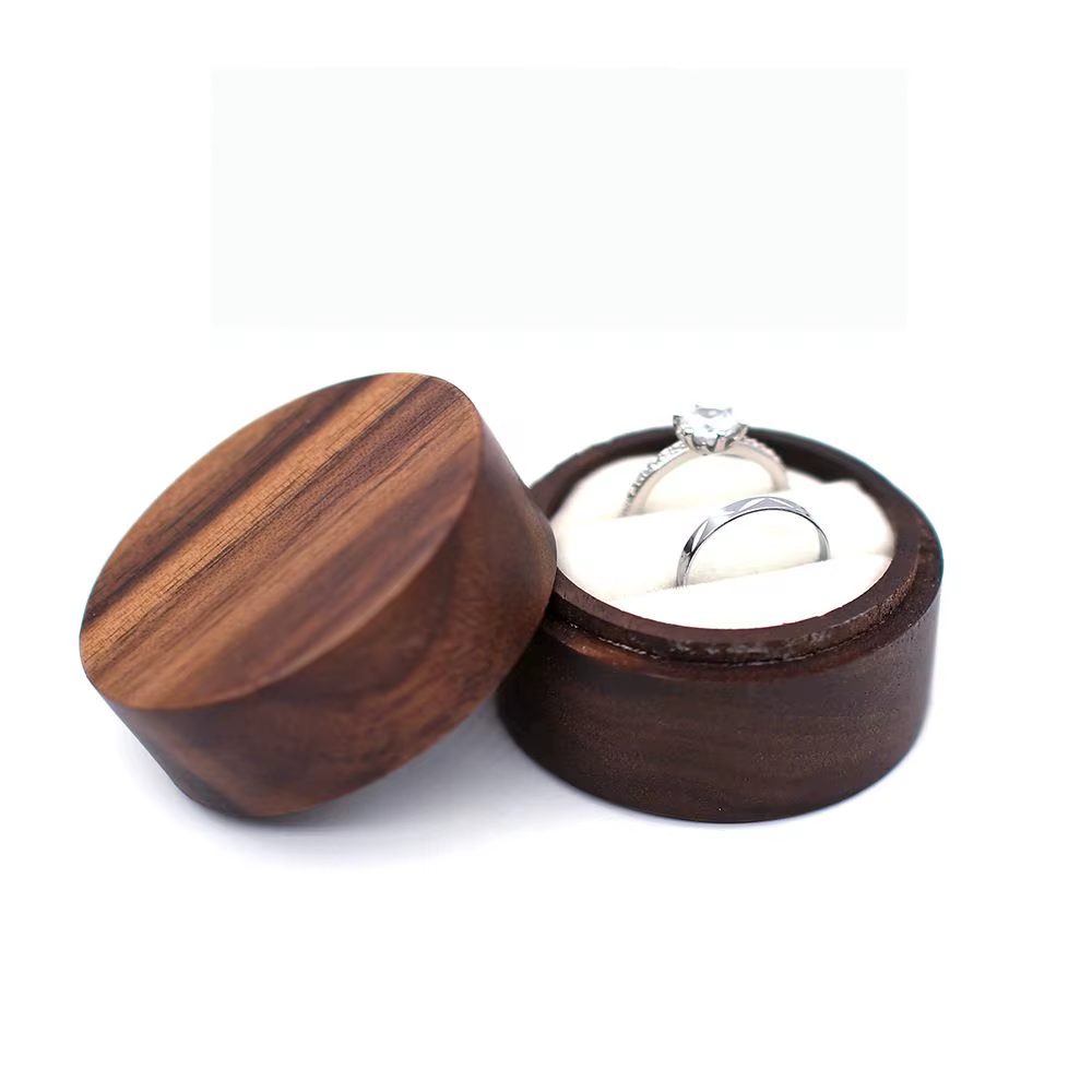Boîte de rangement pour bagues de fiançailles, de mariage, de cérémonie, pour organisateur de boucle