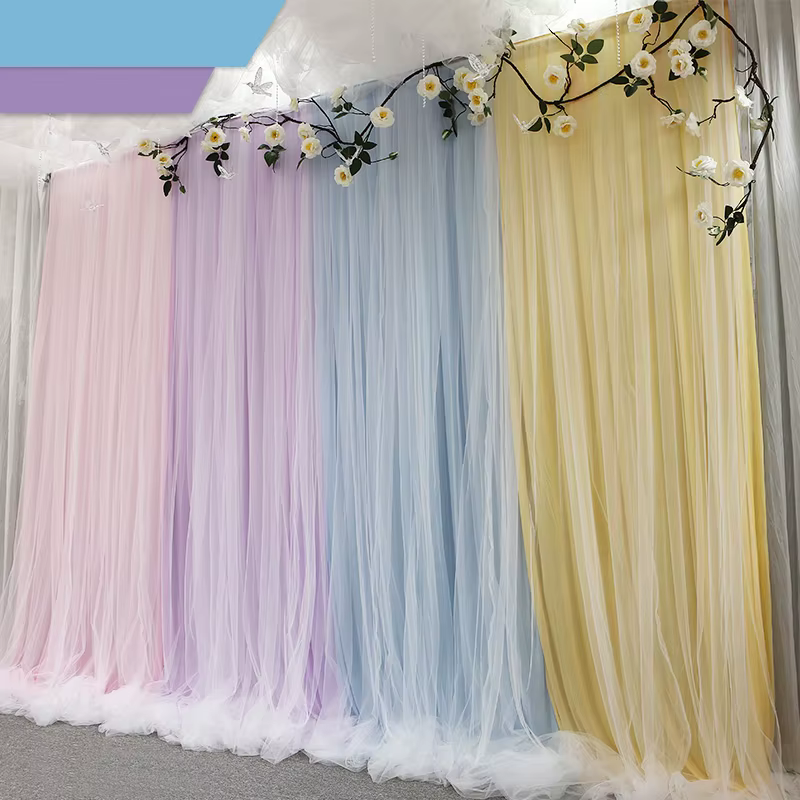 Décorations pour mariage, événements et fêtes, rideau de fond scintillant, draperie de mariage