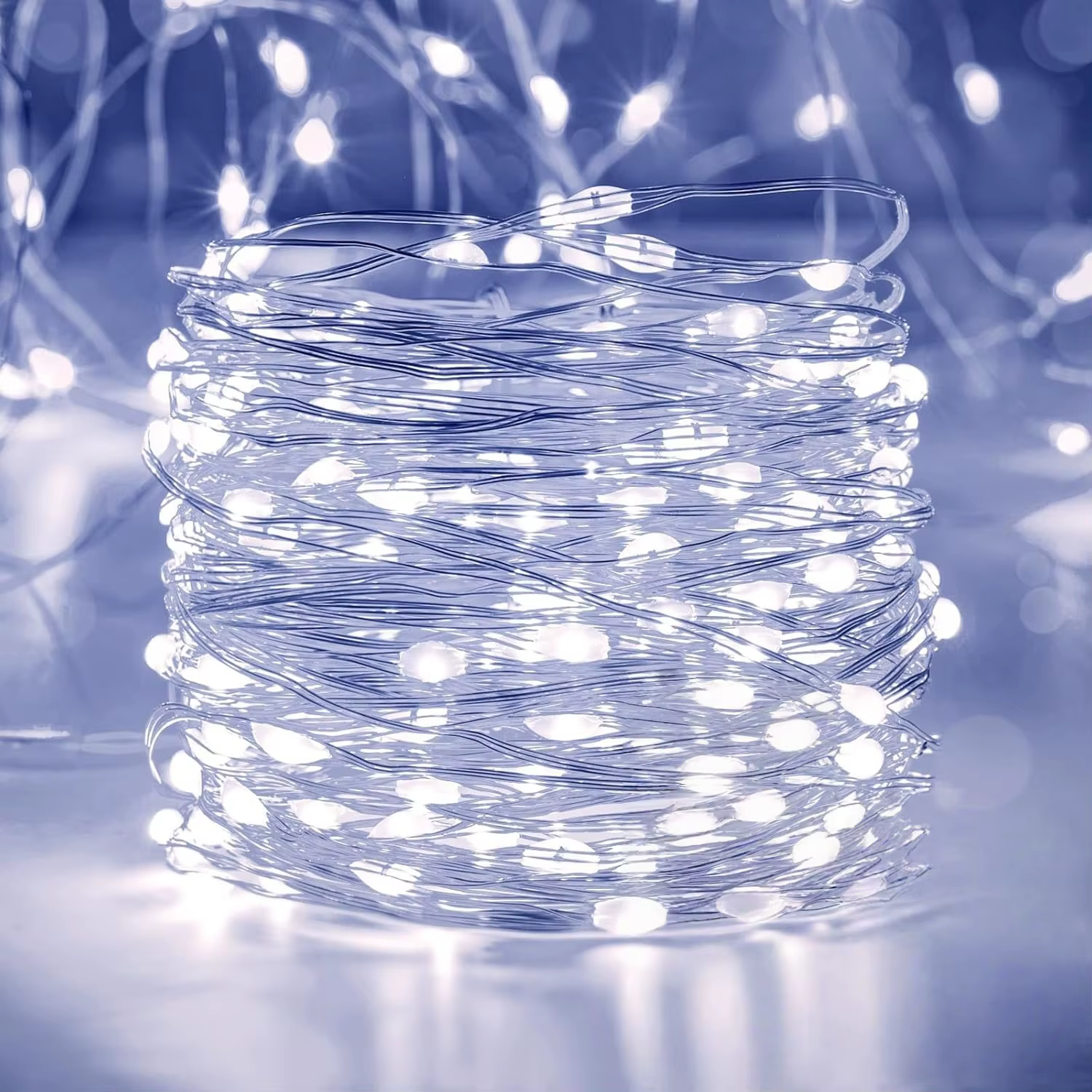 Guirlande lumineuse à 10/20/30/50/100led, alimentée par batterie, fil de cuivre, éclairage de vacanc