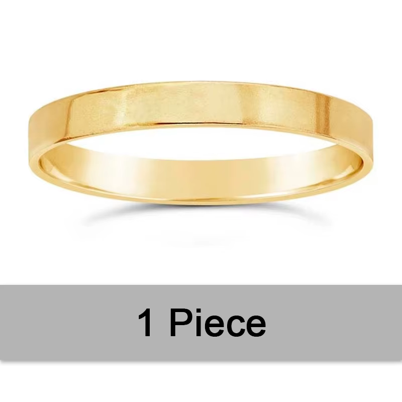 Bague plate en or 14 carats plaqué or 2,25 mm, bijoux bohèmes, bague minimaliste pour les doigts, An