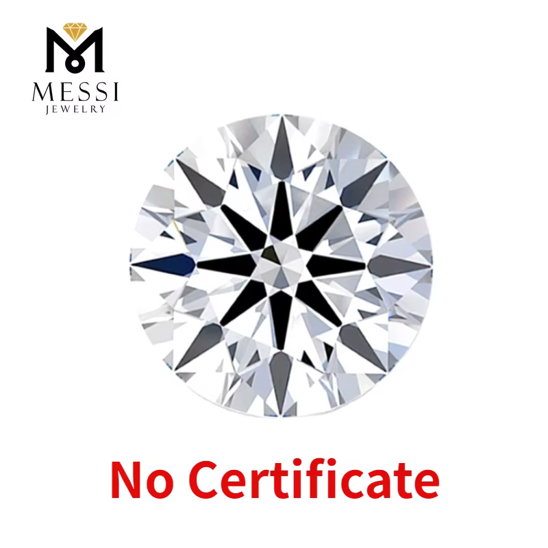 Bijoux Messi, diamants cultivés en laboratoire de 0,3 ct, 0,4 ct, 0,5 ct, 0,6 ct, 0,7 ct, 0,8 ct, 0,