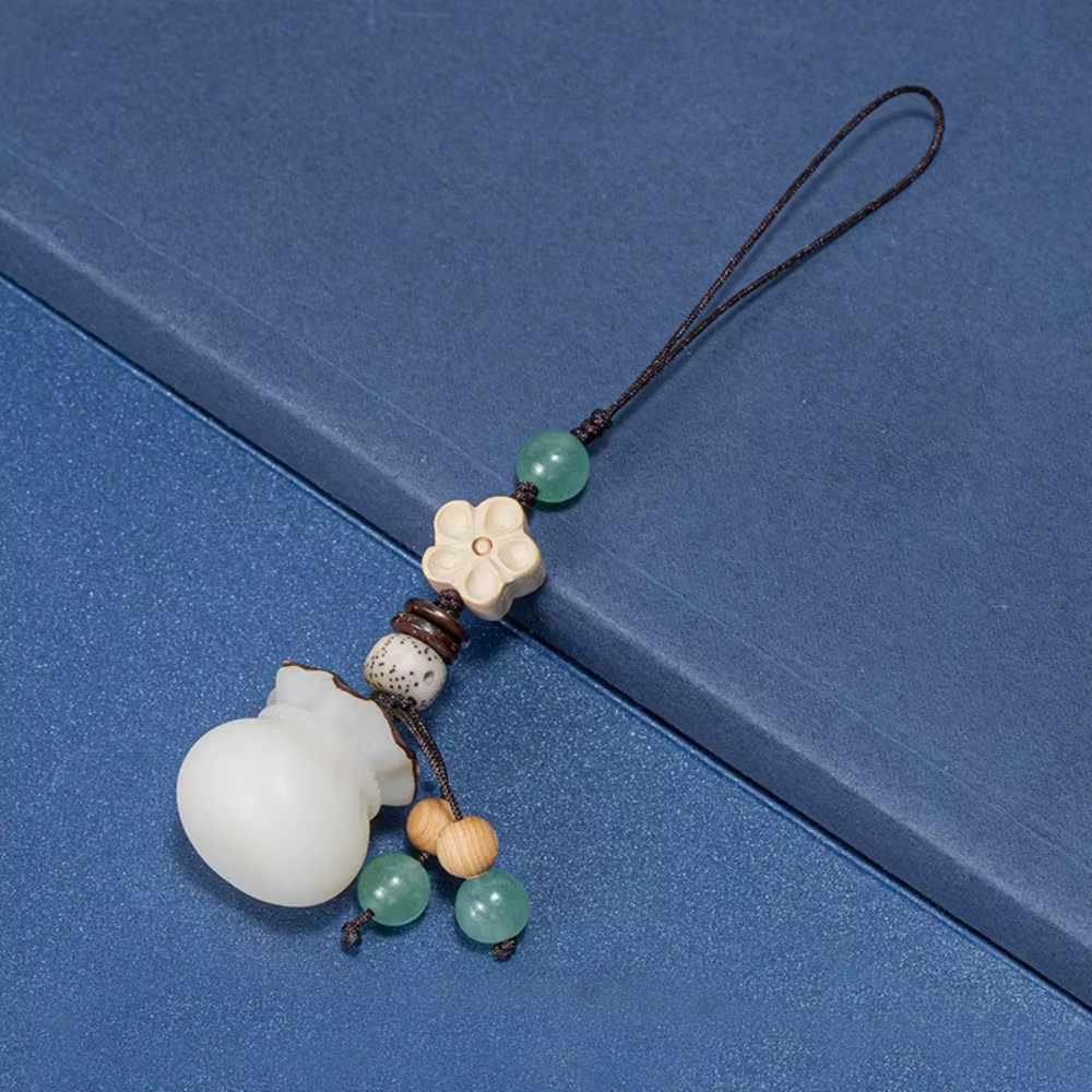 Porte-clés porte-bonheur chinois pour femmes, bijoux bouddhistes spirituels, pendentif de sac, sac à
