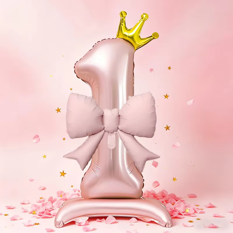 Ballon géant rose de 42 pouces avec nœud papillon pour anniversaire, cérémonie, anniversaire de mari