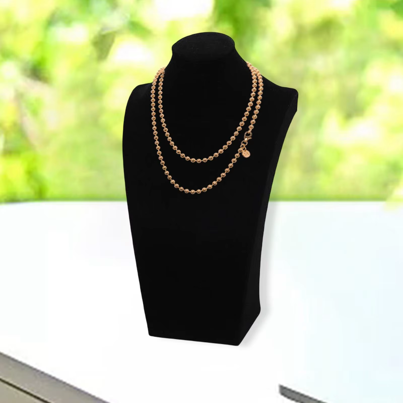 Présentoir de bijoux de buste de collier pour des femmes, pendentif de support de buste