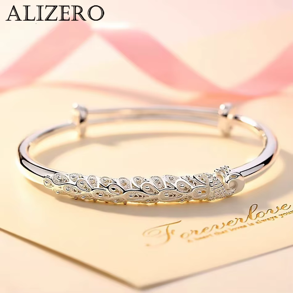Jolis breloques Phoenix bracelets 925 en argent Sterling manchette Bracelets pour femme mode fête ac