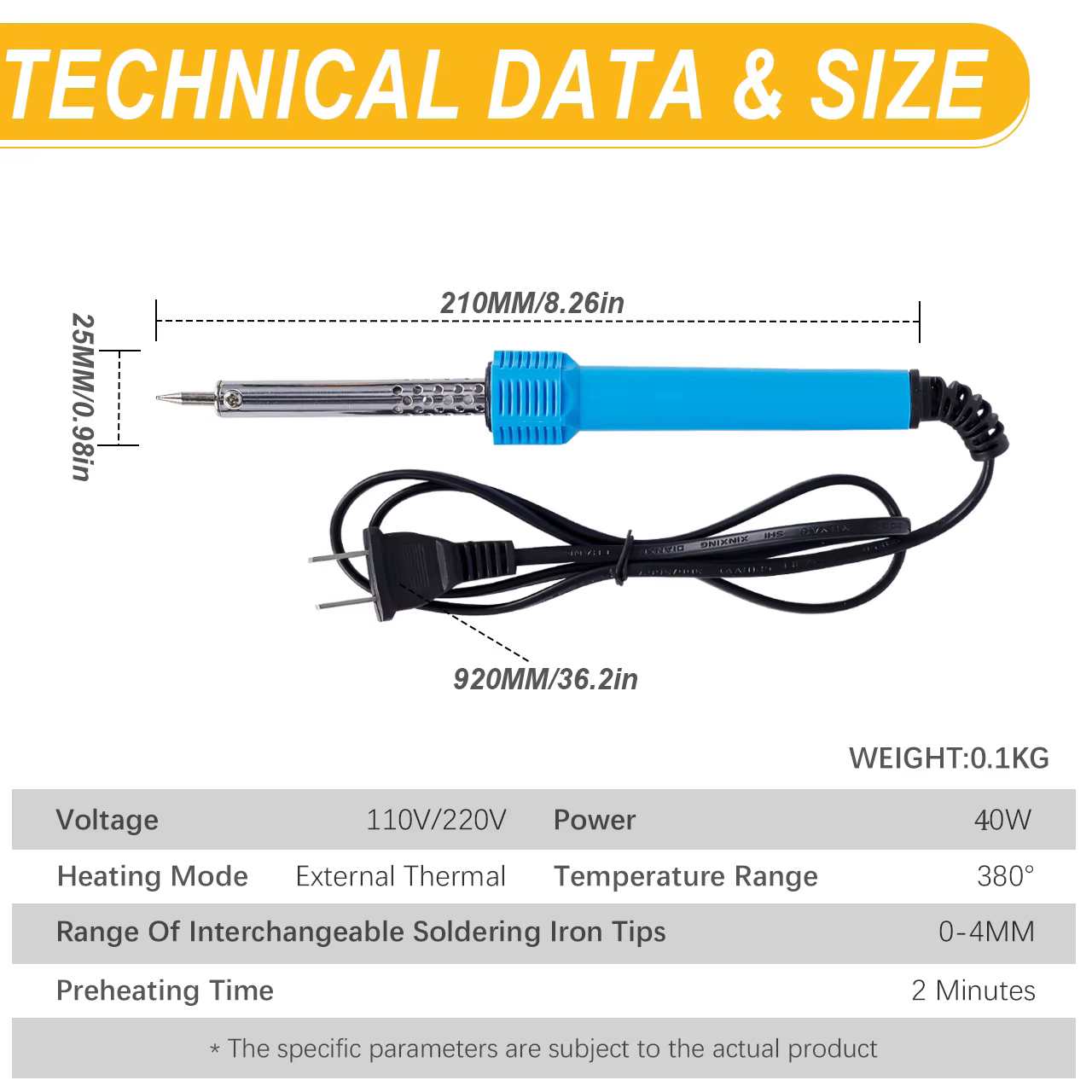 Kit de fer à souder à chauffage externe de haute précision, ensemble d'outils portables pour les rép