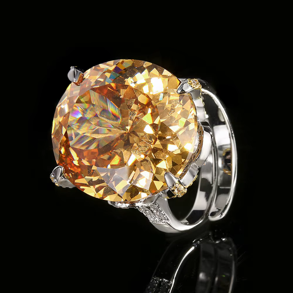 Bague ovale en saphir Tourmaline Paraiba, 18x20 MM, pierre précieuse de luxe, réglable, cadeau d'ann