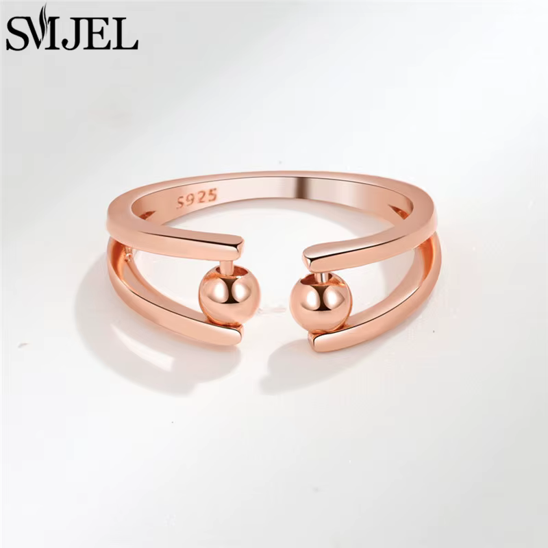 Bague anti-stress vintage en forme de pissenlit, anneaux rotatifs pour femmes, empilables, bijoux de