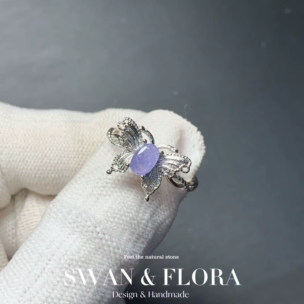 Bague Réglable en Tanzanite Naturelle pour Femme, Bijoux Fins Vintage, Haute Qualité, Cadeau, Vente 