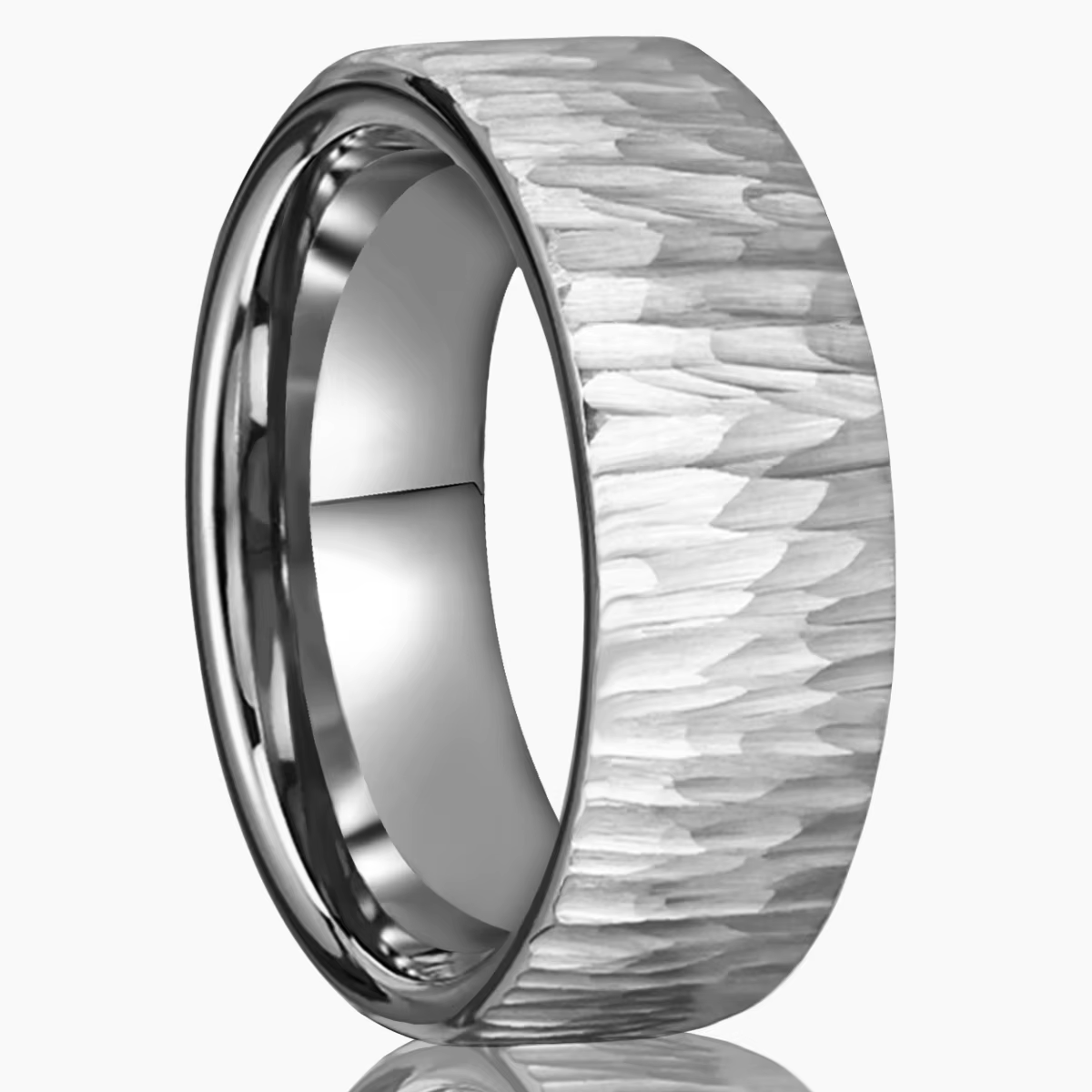 Bague en tungstène à grain de bois pour homme, bijoux de mode, alliances de mariage, bagues de fianç