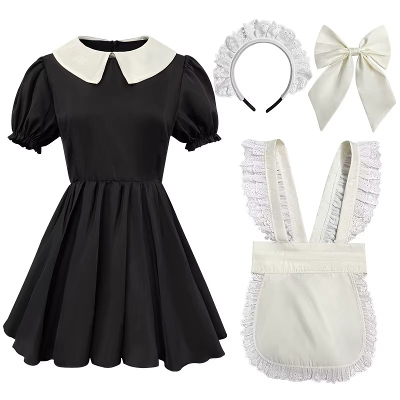 Robe longue classique japonaise traditionnelle pour cosplay, tenue de jeu de rôle, travestissement, 