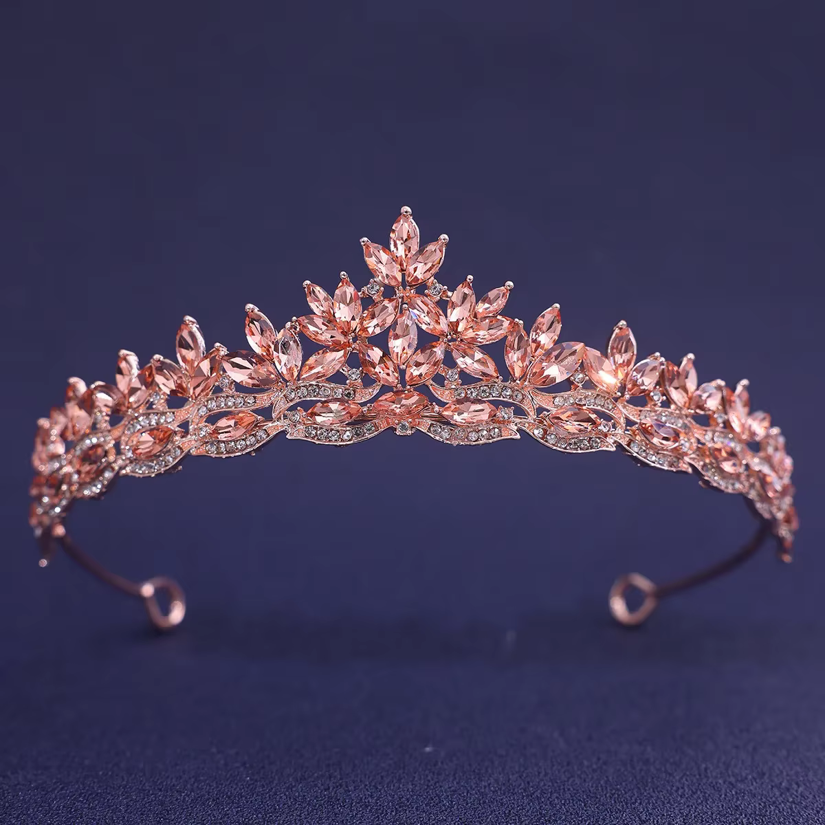 Couronne de mariée en cristal, diadèmes de demoiselle d'honneur de mariage, bijoux de cheveux de fêt