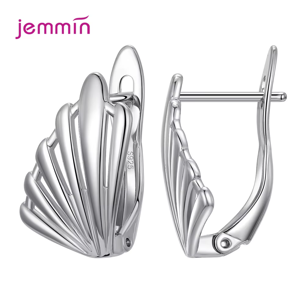 Boucles d'oreilles créoles authentiques en argent 925 pour femmes, bijoux à bricoler soi-même, fabri