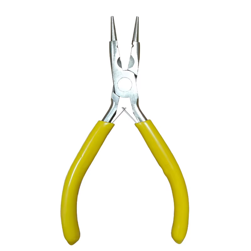 Pince à bijoux jaune 3 en 1, outils manuels professionnels pour la fabrication de bijoux et les proj