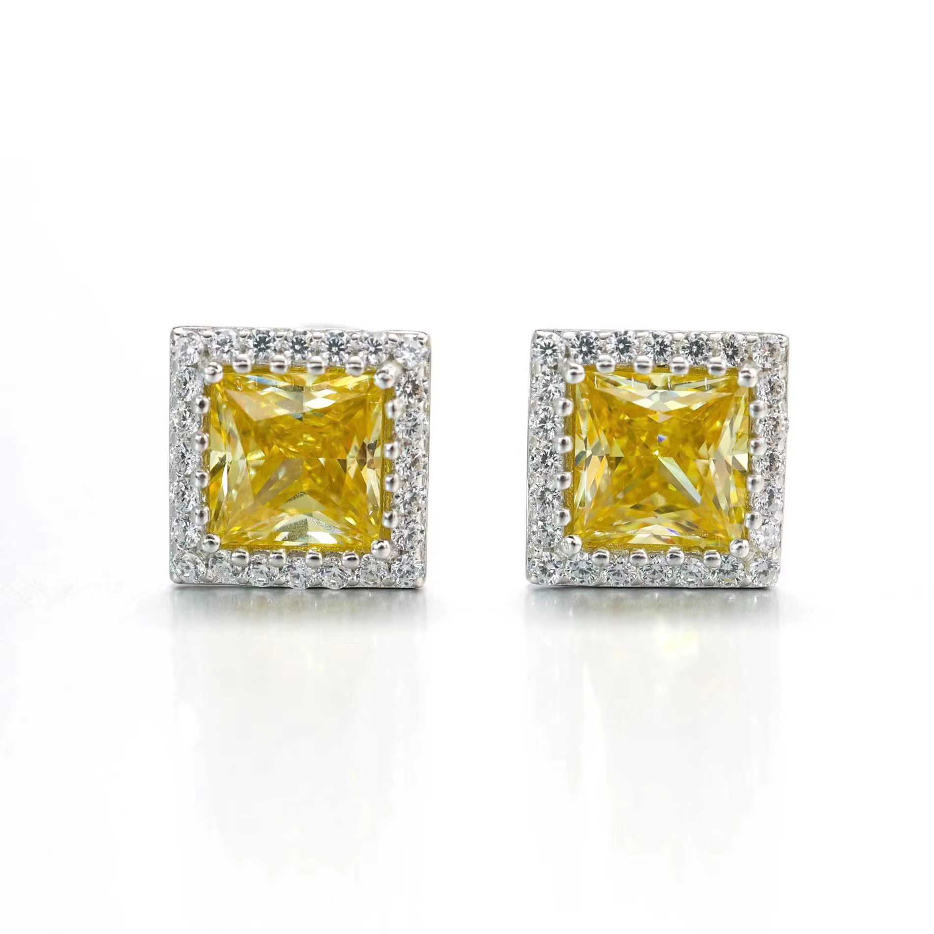 ZOCA-Boucles d'oreilles à tige en argent regardé 925 pour femme, bijoux fins, cadeaux de mariage, lu