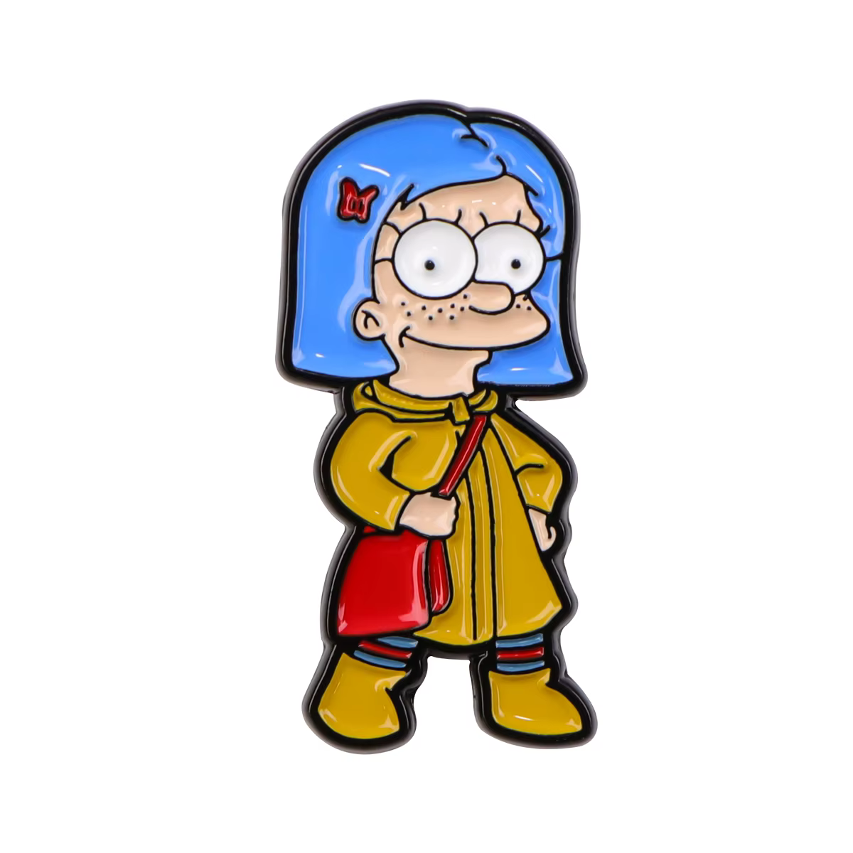 Broches de films d'anime drôles en émail, broches de dessin animé pour femmes et hommes, accessoires