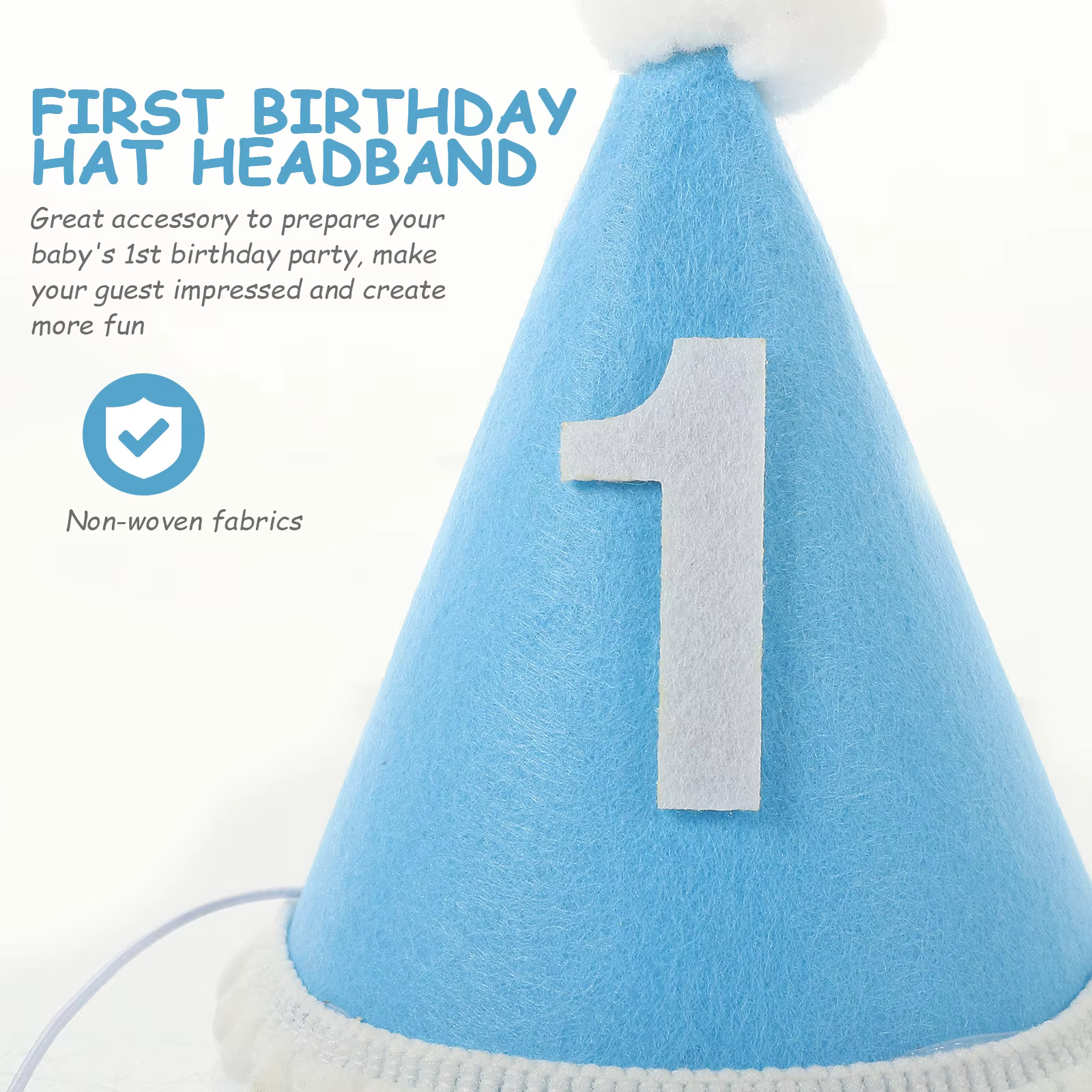 Chapeau d'anniversaire bandeaux premier anniversaire chapeau 1 an bandeaux fête d'anniversaire chape